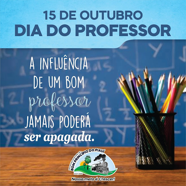 Prefeito Lucas Moraes parabeniza professores pelo seu dia