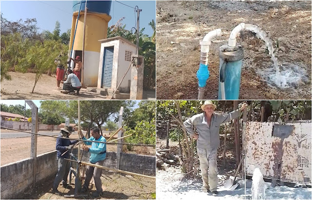 Prefeitura perfura mais um poço artesiano no povoado Barrocas